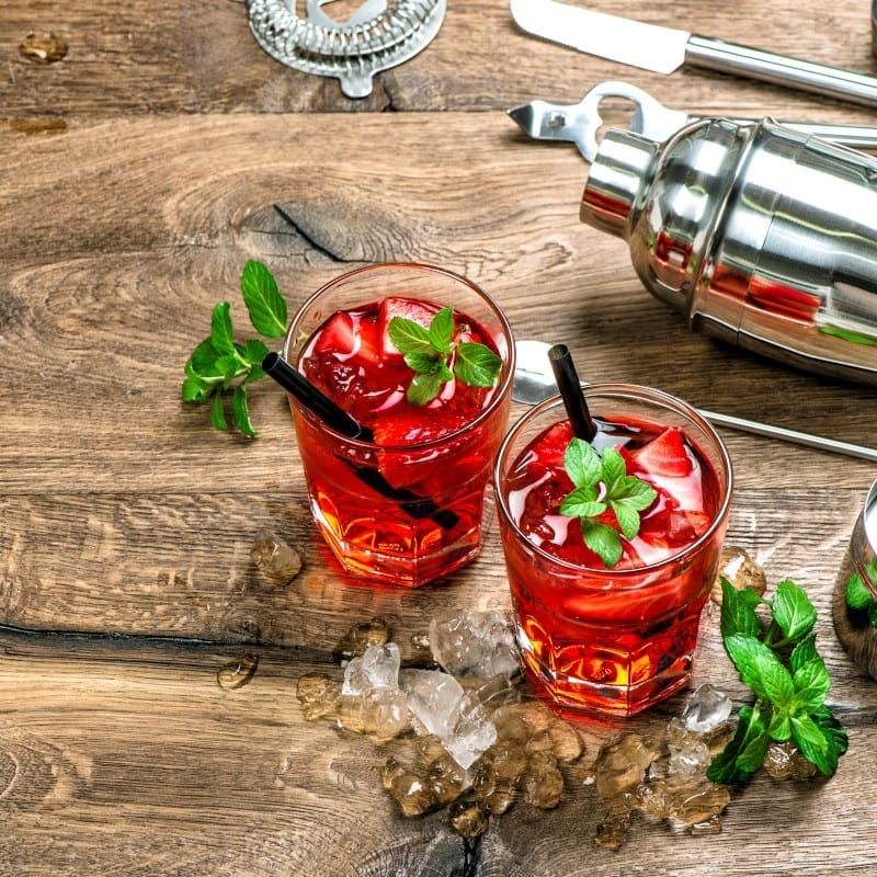 Cocktail: Red Mojito