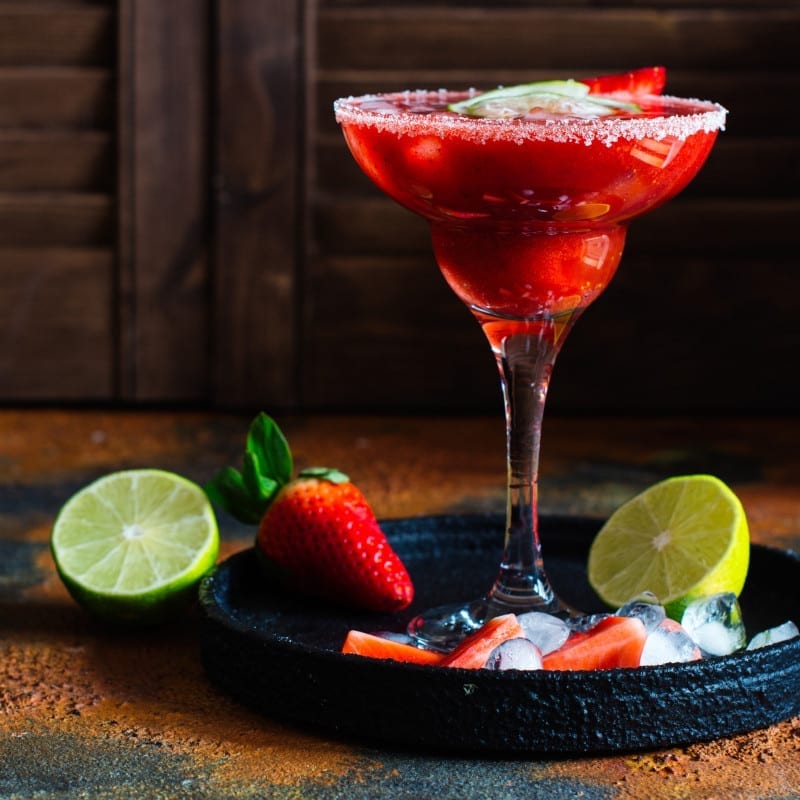 Lækker Strawberry Daiquiri opskrift TenderCrate bredt udvalg af drinks