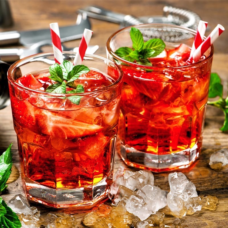Cocktail: Campari soda