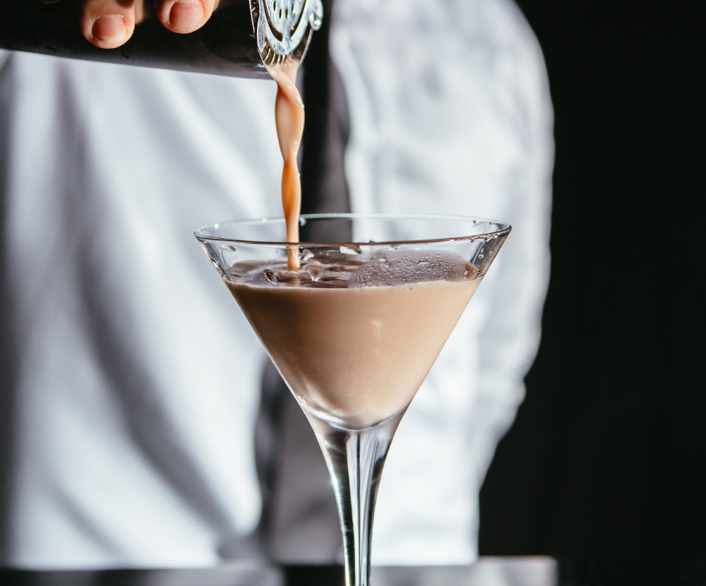 Cocktail: Flat White Martini