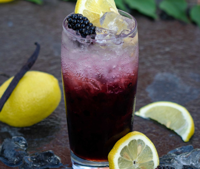 Blackberry Vanilla Mocktail